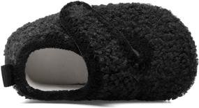 img 1 attached to 🧦 Scurtain Kids Toddler Slippers Socks with Artificial Wool, Non-Slip Rubber Sole - Ideal Slippers for Boys, Girls, and Babies