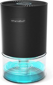 img 4 attached to 🌬️ Nessbase Dehumidifier 2200 Cubic Feet: Ultra-Quiet Mini Dehumidifier for Home, Bedroom, Basements, and Closet Use - Colorful LED Lights, Auto Shut Off, Portable & Small