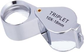 img 4 attached to SE MJ3918C 10X Triplet Jewelers Loupe