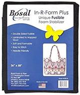 🧵 bosal black double-sided fusible 1-yard foam stabilizer - in-r-form logo