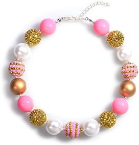 img 2 attached to Bling Bubblegum Necklace Fashion Bracelet
