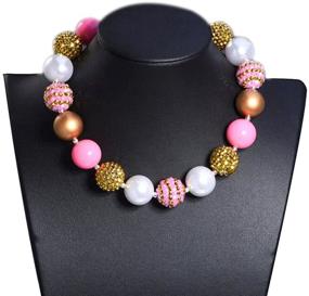 img 3 attached to Bling Bubblegum Necklace Fashion Bracelet