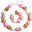 bling bubblegum necklace fashion bracelet logo