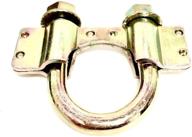 heavy duty yellow zinc u-bolt clamp with rust protection (5 pack) - perfect for toyota and gm applications logo