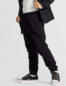 img 3 attached to 👖 Sherpa Athletic Sweatpants: Unisex Boys' Clothing by Yeokou