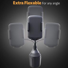 img 1 attached to 📱 BESTRIX Cup Phone Holder for Car - Universal Cup Holder Phone Mount for iPhone 11 Pro, XS Max, XR, X, 8, 7, 6s Plus, SE, Samsung Galaxy S10, S9, S8, LG, Google Pixel, HTC, and All Smartphones