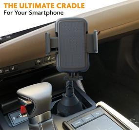 img 3 attached to 📱 BESTRIX Cup Phone Holder for Car - Universal Cup Holder Phone Mount for iPhone 11 Pro, XS Max, XR, X, 8, 7, 6s Plus, SE, Samsung Galaxy S10, S9, S8, LG, Google Pixel, HTC, and All Smartphones