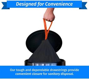 img 3 attached to 🗑️ Reli 30 Gallon Trash Bags - Drawstring, 250 Count Bulk, Black, Heavy Duty 30-32 Gallon Garbage Bags - Large 30 Gal Size, Multipurpose