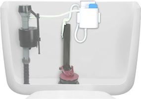 img 2 attached to Улучшенная система очистки унитаза Flush 'n Sparkle Automatic Toilet Bowl Cleaning System от Fluidmaster 8100 с синей картриджей.