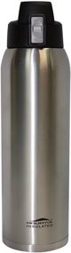 img 4 attached to 🚰 Aquatix 32oz FlipTop Insulated Sport Bottle - Pure Stainless Steel