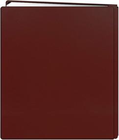 img 2 attached to Pioneer Photo Albums FTM-811L/R 20-Page Family Treasures Deluxe 📸 Red Bonded Leather Cover Scrapbook compatible with 8.5 x 11-Inch Pages