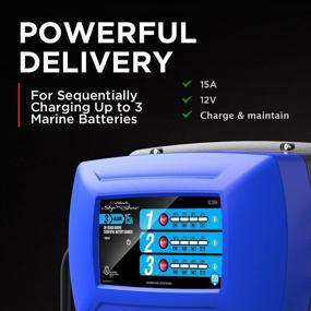 img 2 attached to 🔋 Schumacher-SC1389: Powerful Direct-Mount 3-Battery Charger & Maintainer for Marine Batteries - 15 Amp, 12V