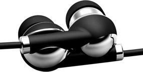 img 1 attached to Black KTC Aluminum Ear Buds with In-Line Controls for iPhone/iPad/iPod - Koss iL200k