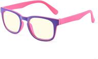 👓 kids' tr90 blue light blocking glasses by safeyear for ages 3-12 - ideal reading glasses logo