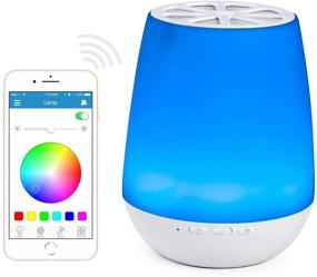 img 2 attached to Lumasound Bluetooth Speaker with LED Lights - Rechargeable & Portable - 1600 LED Light Colors - Smart Phone Controlled & Wireless
