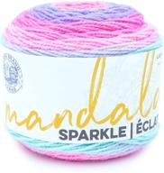 mandala sparkle yarn by lion brand: draco variant logo