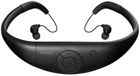 img 4 attached to 🏊 Tayogo 8GB Waterproof MP3 Player: IPX8 Swimming Headphones for 6-8 Hours Underwater - Black, with Shuffle Feature