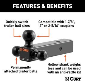 img 2 attached to CURT 45651 Multi Ball Trailer Receiver