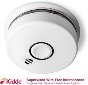 img 1 attached to Interconnect Lithium Battery Powered Kidde Smoke & Carbon Monoxide Detector with Voice Alert - Combination Smoke & CO Alarm