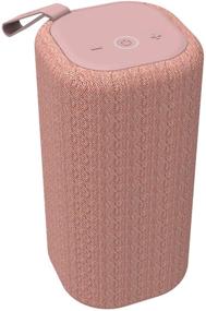 img 4 attached to 10W Output Power Trefan Fabric Wireless TWS Speaker with Built-in Mic (Pink) – Portable Bluetooth Speaker