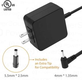 img 3 attached to 💡 UL Listed 7Ft (Universal-Tip) AC Adapter Charger for Asus Vivobook Zenbook Max Q505U Q304U AD883J20 AD2131320 S15 F412D F510Q J401M F512D X712J X512D Flip Laptop Power Supply Cord - PowerSource 45W 33W