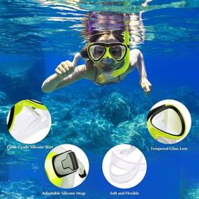 img 2 attached to GreenLF Anti Fog Snorkeling Semi Dry Swimming