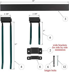 img 1 attached to 🏠 Enhanced Garage Organizer with Improved Garden Storage