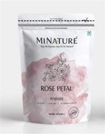 🌹 mi nature rose petal powder 8oz - 100% natural & pure, chemical-free skin care, no added colors or preservatives logo