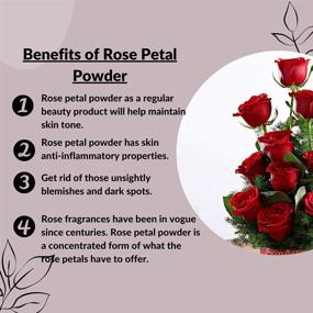 img 2 attached to 🌹 Mi Nature Rose Petal Powder 8oz - 100% Natural & Pure, Chemical-free Skin Care, No Added Colors or Preservatives