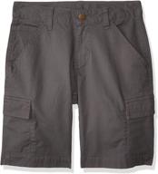 carhartt boys cargo shorts: stylish khaki boys' clothing for comfortable shorts logo