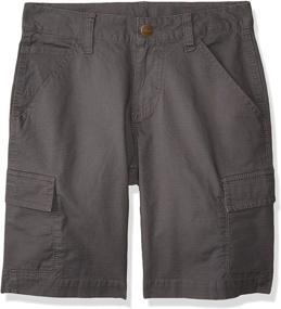 img 1 attached to Carhartt Boys Cargo Shorts: Stylish Khaki Boys' Clothing for Comfortable Shorts