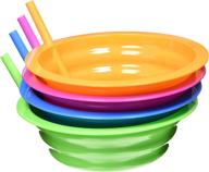 🌈 vibrantly-colored arrow plastic bowl assortment: functional and stylish логотип