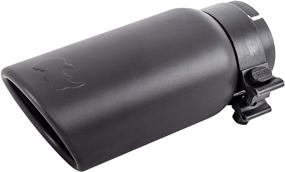 img 3 attached to Enhance Your Vehicle's Style with Go Rhino GRT234414B Black Stainless Steel Universal Exhaust Tip