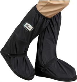img 4 attached to HLKZONE Waterproof Resistant Overshoes Reflector Outdoor Recreation