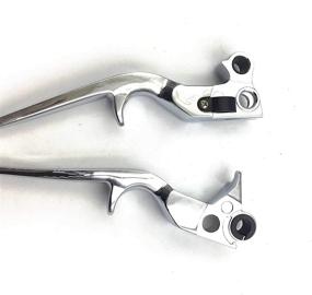 img 3 attached to 🔧 HTTMT MT241-021-CD Chrome Hand Levers: A Perfect Fit for Harley FXDL Dyna Low Rider, FLHR Road King Ultra, and Touring Models