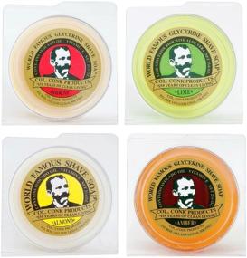 img 3 attached to 🪒 Col. Conk Shave Soap 2.25 oz (Variety 4 Pack): Luxurious and Effective Shaving Experience!