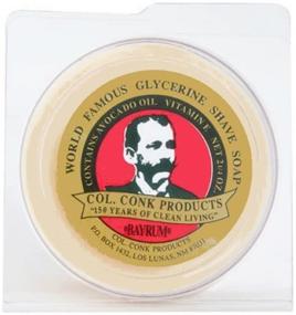 img 2 attached to 🪒 Col. Conk Shave Soap 2.25 oz (Variety 4 Pack): Luxurious and Effective Shaving Experience!