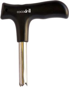 img 1 attached to CocoDrill Coconut Opener Tool + 5 Reusable Straws - Combo Pack: Stainless Steel Drinking Set, 1 Metal Straw + Cleaner - Eco Friendly, Safe, Non-Toxic