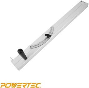 img 2 attached to POWERTEC 71035 Table Saw Tapered Cuts Jig - 24-Inch Aluminum Rails, Laser Etched Scale, 15° Angle Cutting