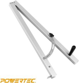 img 3 attached to POWERTEC 71035 Table Saw Tapered Cuts Jig - 24-Inch Aluminum Rails, Laser Etched Scale, 15° Angle Cutting