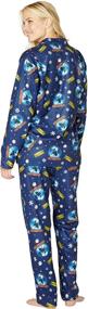 img 1 attached to Polar Express Believe Button Front Pajama