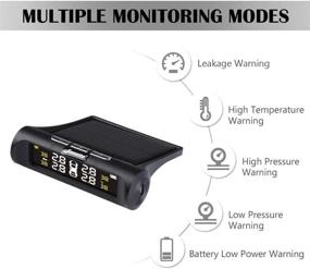 img 2 attached to 🔧 Улучшенная система мониторинга давления в шинах TPMS с беспроводным ЖК-дисплеем и водонепроницаемыми внешними датчиками