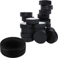 🏒 30 piece bulk set of thorza ice hockey pucks - official regulation training puck case logo