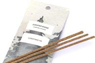 juniper ridge organic campfire incense - sustainably sourced bamboo sticks - aromatherapy & meditation therapy - no artificial fragrance - christmas fir scent - 20 sticks logo