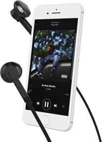 img 2 attached to 🎧 Улучшенные стереонаушники Boost+ Premium с микрофоном и контролем громкости - наушники с плоским кабелем и портом 3,5 мм для ПК, ноутбуков, планшетов, мобильных устройств - упаковка из 2 шт.