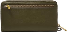 img 3 attached to Fossil Liza Around Clutch Black Women's Handbags & Wallets for Wristlets