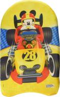 mickey roadster racer foam kickboard logo