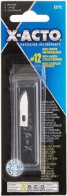 img 1 attached to 🔪 Precision Carving Blades by ELMERS X-Acto: No. 12 Mini Curved Blades (Pack of 5)