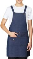 джинсовый фартук befoy kitchen chef логотип
