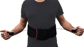 img 2 attached to 👍 Alpha Medical Pain Relieving Back Brace: Lumbo-Sacral Orthosis Corset for Spinal Decompression & Universal Back Support